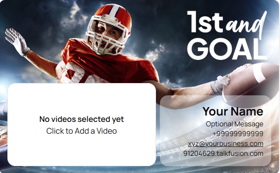 Send A Sports Moment With This Video Email Template From Talk Fusion
