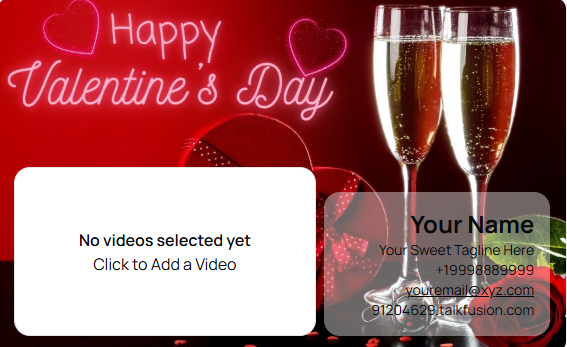 Send A Video Email Valentine With Talk Fusion